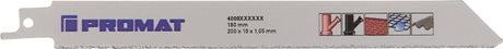 PROMAT Diamantsäbelsägeblatt 200 mm für Stahlguss, Gusseisen, Keramik und GFK – 5 Stück