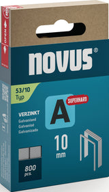 NOVUS Feindrahtklammern Typ 53, 11,3 mm Klammerbreite, 4 mm Schenkellänge