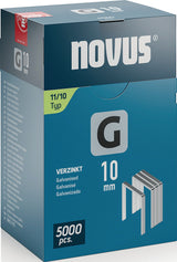 NOVUS Flachdrahtklammern G Typ 11 – 10,6 x 6 mm, 1,25 mm Draht
