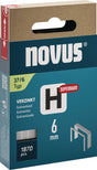 NOVUS Feindrahtklammern Typ 37 H, 10,6 mm Klammerbreite, superhart