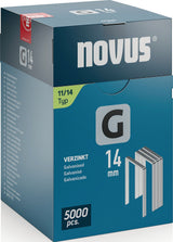 NOVUS Flachdrahtklammern G Typ 11 – 10,6 x 6 mm, 1,25 mm Draht