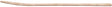 LÖFFERT Dunggabelstiel 1350 mm Ø 36 mm aus Esche – gebogen, gespitzt und gebohrt