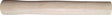 Fäustelstiel 300 mm von Leonhardt Fohrmann – Esche, DIN 5135, 37,5 x 22 mm Stielauge