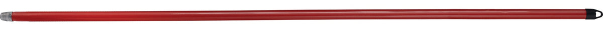 NORDWEST Besenstiel 1400 mm Pinus Taeda rot mit Gewinde und Aufhängekappe – 10 Stück