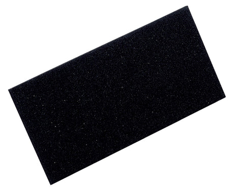 Zellgummiauflage schwarz KRONEN-HANSA – 280 x 140 x 10 mm für Reibebrett