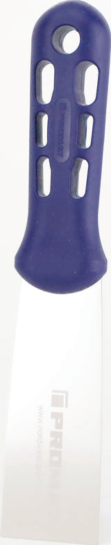 NORDWEST Malerspachtel 40 mm, hochglanz-poliert, Kunststoffheft flachoval blau