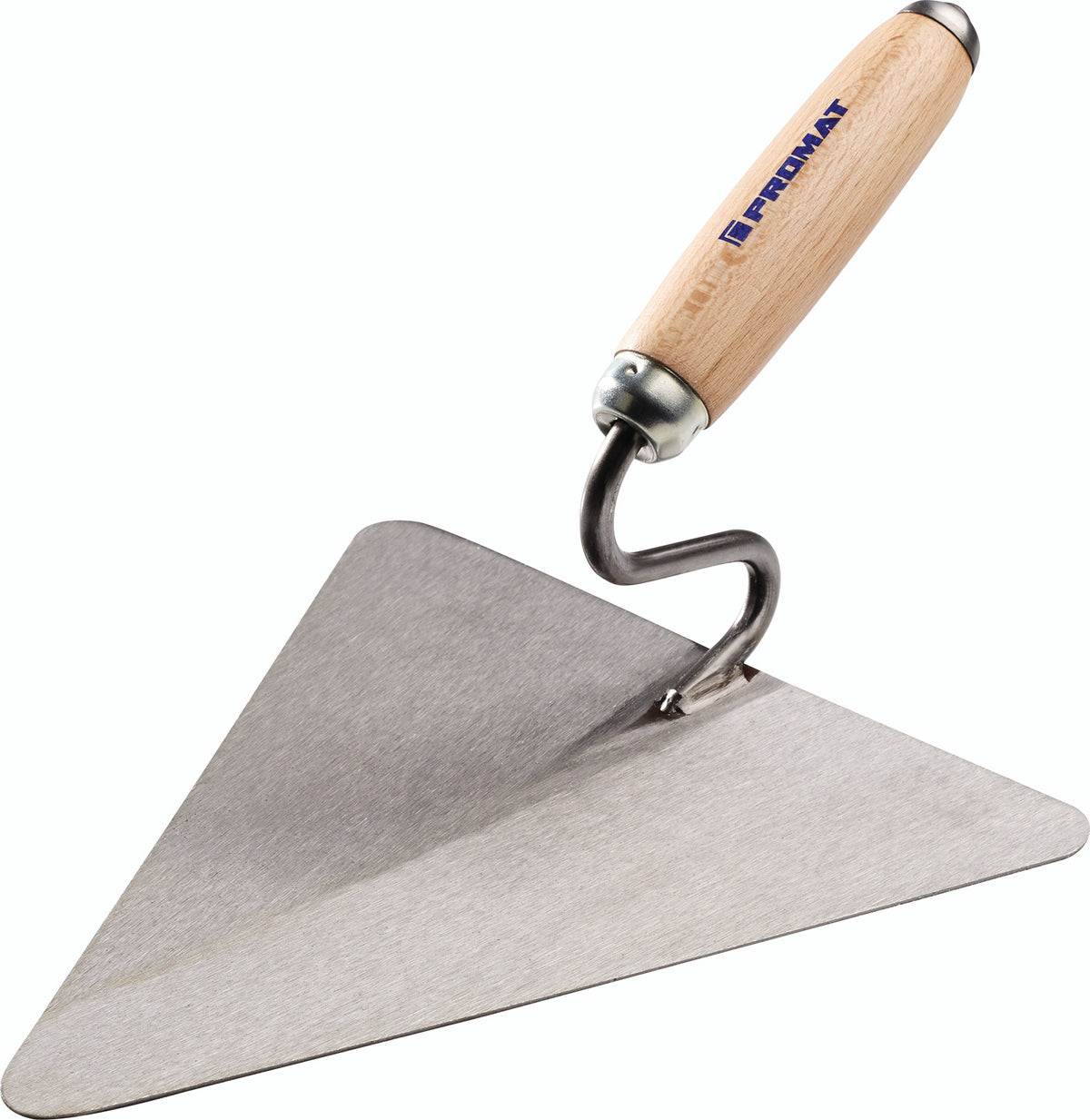 Berliner Maurerkelle 200x190 mm mit Buchenholzheft und S-Hals von PROMAT