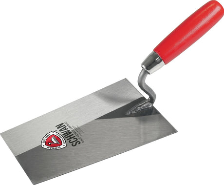 Tiroler Maurerkelle 295 mm von SCHWAN – gehärteter Stahl, Holzheft, S-Hals