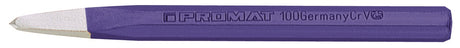 PROMAT Fliesenmeißel flach 8 mm Schaft, 10 mm Schneide, 100 mm, Chrom-Vanadium-Stahl