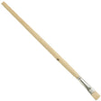 NÖLLE Gussowpinsel Gr.2, 5 mm helle Borsten, Weißblechzwinge, langer Holzstiel