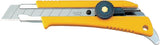 OLFA Cuttermesser mit 18 mm Klinge, Metallführung und Feststellrädchen – 155 mm