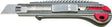 NT CUTTER Cuttermesser 18 mm Klingenbreite, 135 mm Länge, Ganzmetall mit Drucktaster