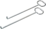 HÄRKE Kanaldeckelheber 800 mm mit spitzem U-Haken, verzinkt