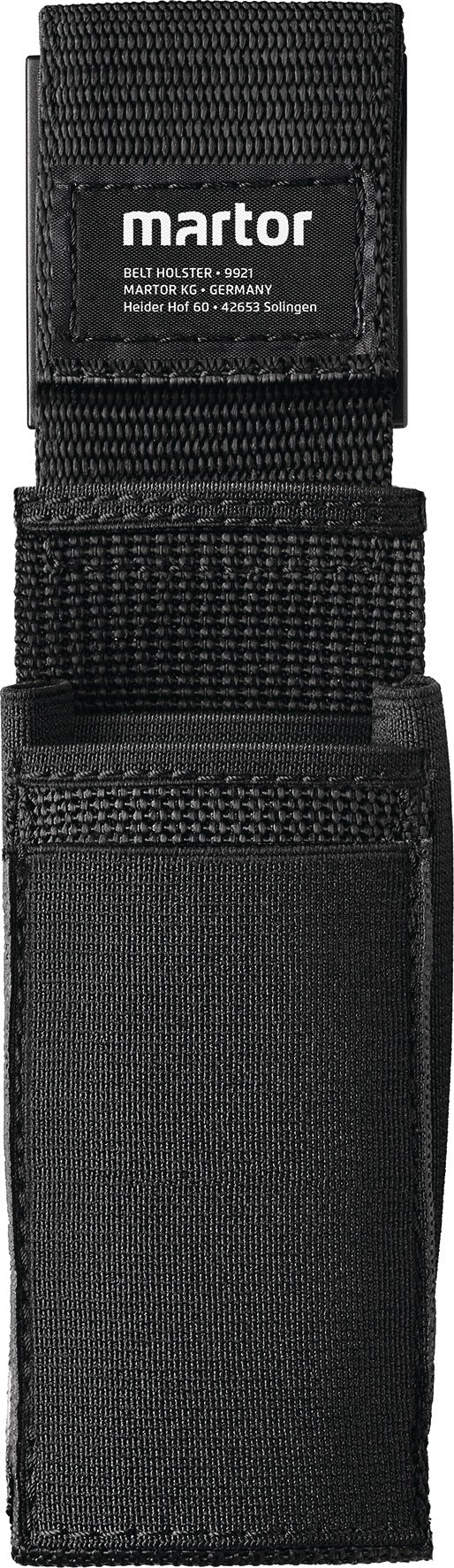 MARTOR Gürteltasche H215xB53xT23mm – strapazierfähiges Nylon, waschbar bei 40 °C, schwarz