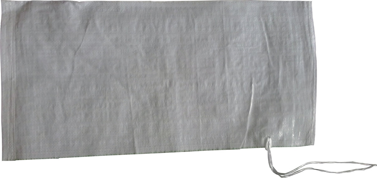 LC Packaging Sandsack 13-14 kg, 600x300 mm, PP 70 g/m² – 100 Stück mit Bindeband