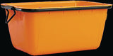WEMAS Fertigmörtelbehälter 200 l rot – robuster HDPE-Transportbehälter, kranbar & stapelbar