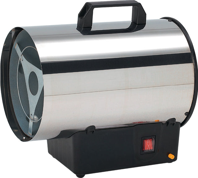 PROMAT Gasheizer REF 10 – 10 kW, 500 m³/h, mit Druckminderer & Notabschaltung