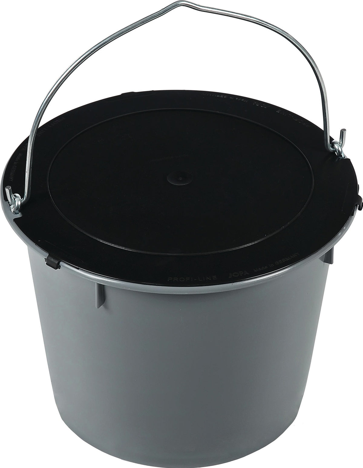 Deckel schwarz ID 310 mm aus Recycling-Kunststoff JOPA für 12 l Baueimer