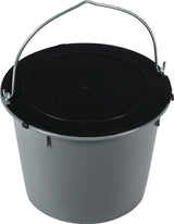 Deckel schwarz ID 310 mm aus Recycling-Kunststoff JOPA für 12 l Baueimer