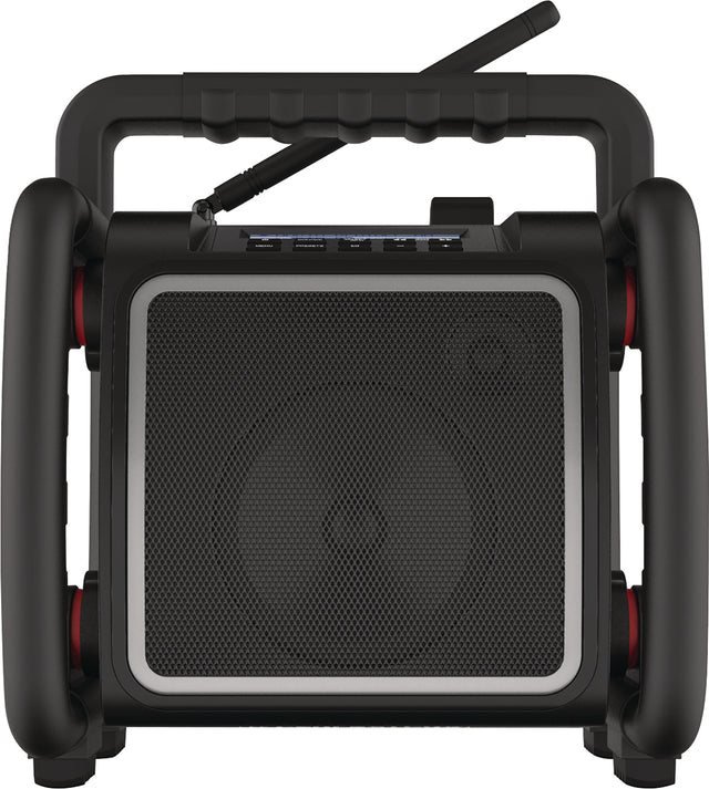 PERFECTPRO TEAMBOX Baustellenradio 11,1 V 230 V – DAB+, Bluetooth, IP65