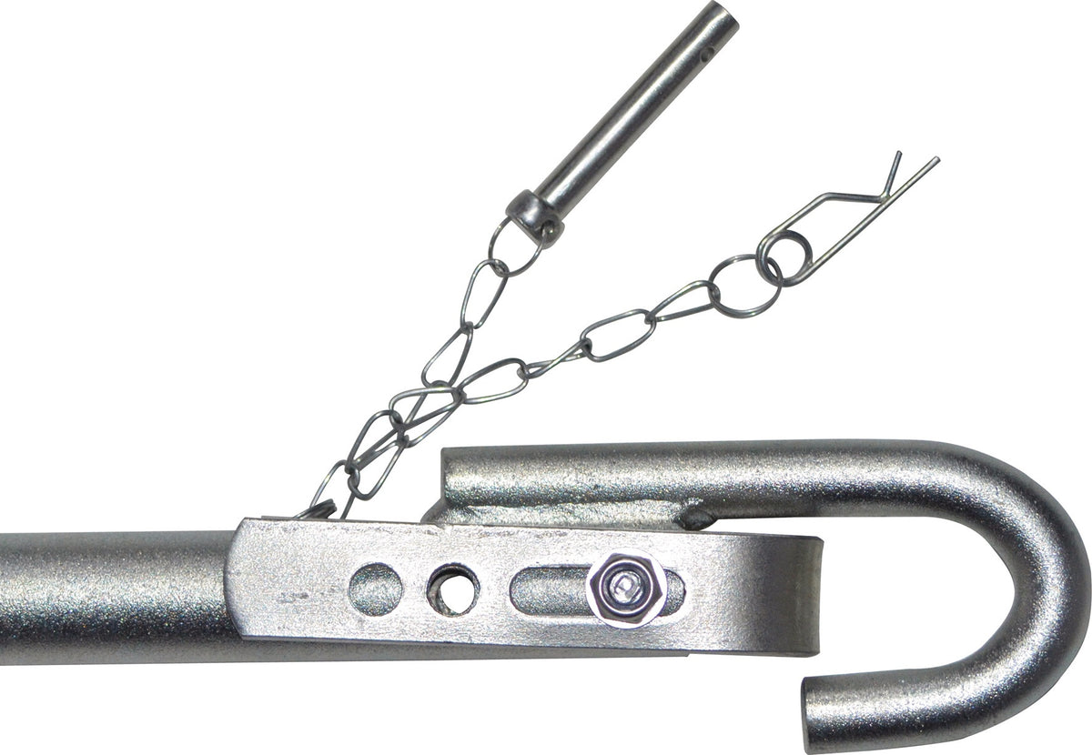 HP AUTOZUBEHÖR Abschleppstange STA aus Stahl/Metall, 1,83 m, bis 2000 kg, inkl. Sicherheitsfahne