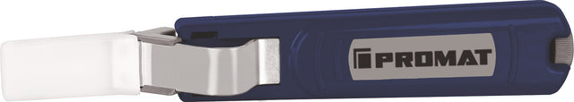 PROMAT Abisoliermesser 247 mm mit Hakenklinge & Schnitttiefenregulierung