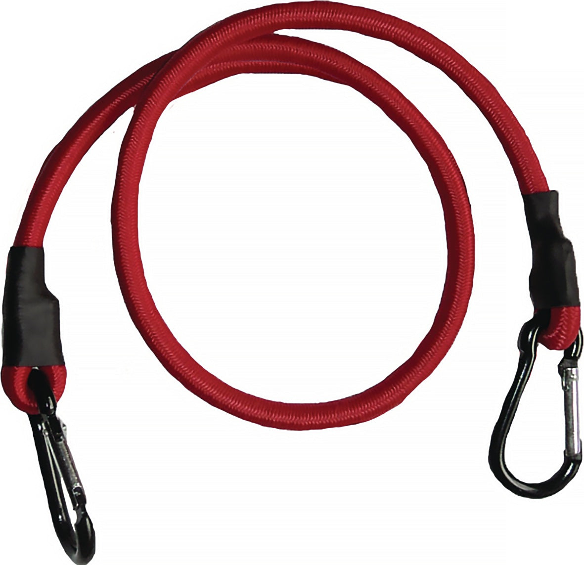 Gepäckspanner 80 cm von HP AUTOZUBEHÖR – Textilumwickelter Gummi-Expander mit Karabiner