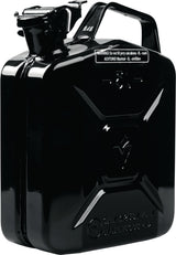 VALPRO Kraftstoffkanister 20 l Schwarz RAL 9005 – Stahlblech 0,9 mm, Bajonettverschluss, DIN 7274