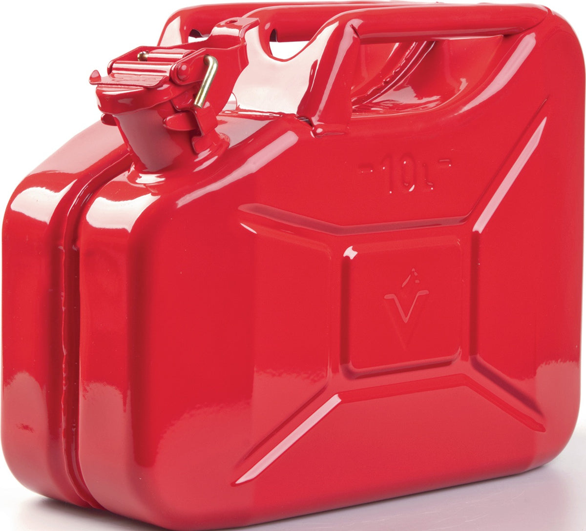 VALPRO Kraftstoffkanister 20 l Schwarz RAL 9005 – Stahlblech 0,9 mm, Bajonettverschluss, DIN 7274