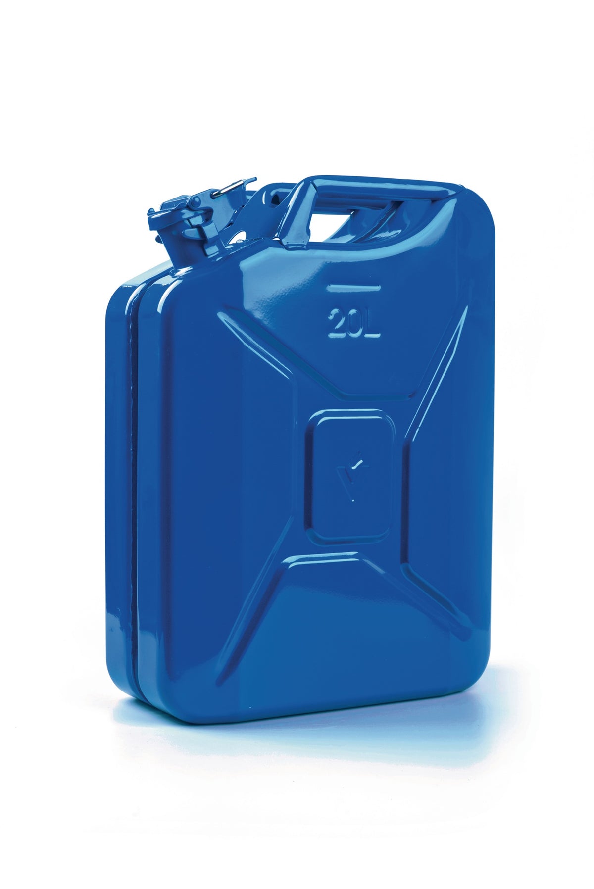 VALPRO Kraftstoffkanister 20 l Schwarz RAL 9005 – Stahlblech 0,9 mm, Bajonettverschluss, DIN 7274