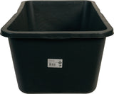 BERDAL Mörtelkasten GRIPLINE-D 65l schwarz – 4 Griffe & L-Skala