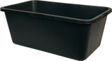 BERDAL Mörtelkasten GRIPLINE-D 65l schwarz – 4 Griffe & L-Skala