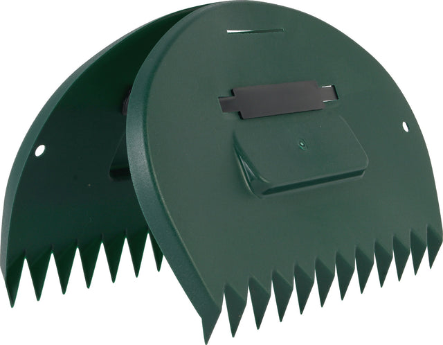 TALEN TOOLS Laubgreifer grün 190 g – 1 Paar Kunststoff-Laubgreifer mit Handschlaufen