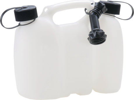 Kraftstoffdoppelkanister PROFI 5,5+3l natur HDPE von HÜNERSDORFF – mit UN-Zulassung