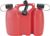 Kraftstoffdoppelkanister PROFI 5,5+3l natur HDPE von HÜNERSDORFF – mit UN-Zulassung