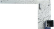 Geländerhalterung B170xH120xL400mm Metall für RoadPlate 23/05 OXFORD