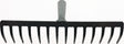 KRUMPHOLZ Gartenrechen ohne Stiel 355 mm Arbeitsbreite mit 14 Zinken