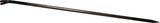 KRUMPHOLZ Brechstange 1250 mm mit Meißel und Spitze, schwarz lackiert, 40 mm breit