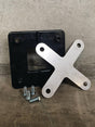 DANREC Verbinder CONNECTOR PLUS 184x32x184 mm – Kunststoff & Edelstahl für 4 Fahrplatten