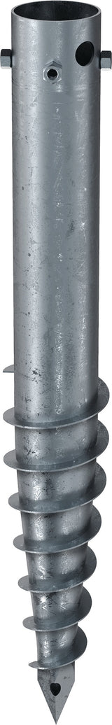 KRINNER Schraubfundament G 1300 mm feuerverzinkt mit 4xM16 Gewinde für Masten und Zaunpfosten