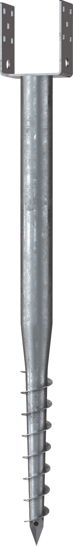 KRINNER Schraubfundament U 865 mm Stahl feuerverzinkt für Holzbalken