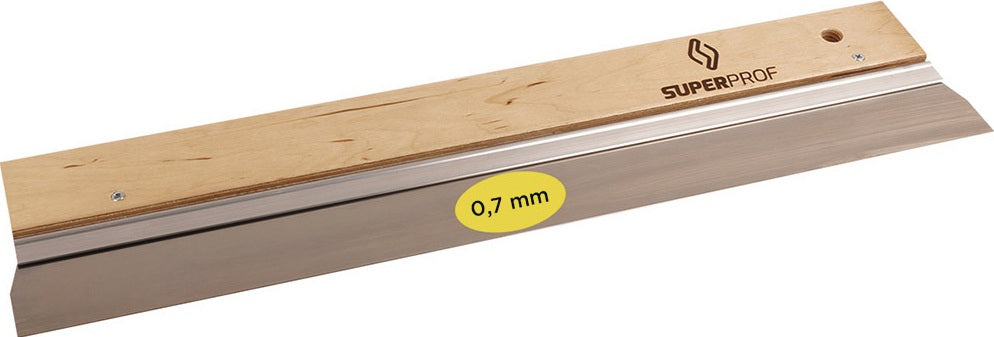 Super Prof Flächendekorspachtel 220 mm Softgriff Edelstahlblatt 0,4 mm