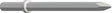 P+V Druckluft-Spitzmeißel S22x82mm – 450 x 22 mm für Drucklufthämmer
