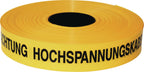 Achtung Hochspannungskabel / gelb / 40 mm