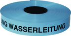 Achtung Wasserleitung / blau / 40 mm