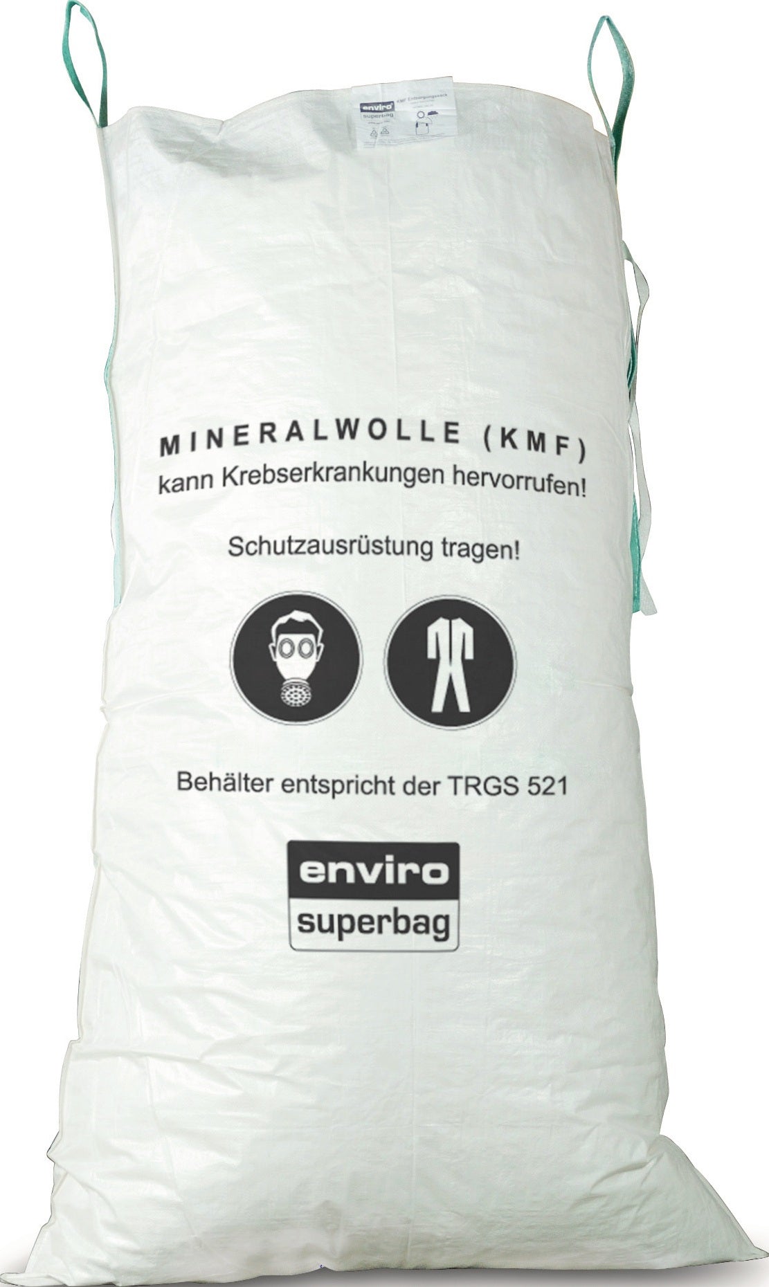 ASUP Flachsack 2200 x 1400 mm PP-Gewebe 65+20 g/m² mit KMF-Warndruck