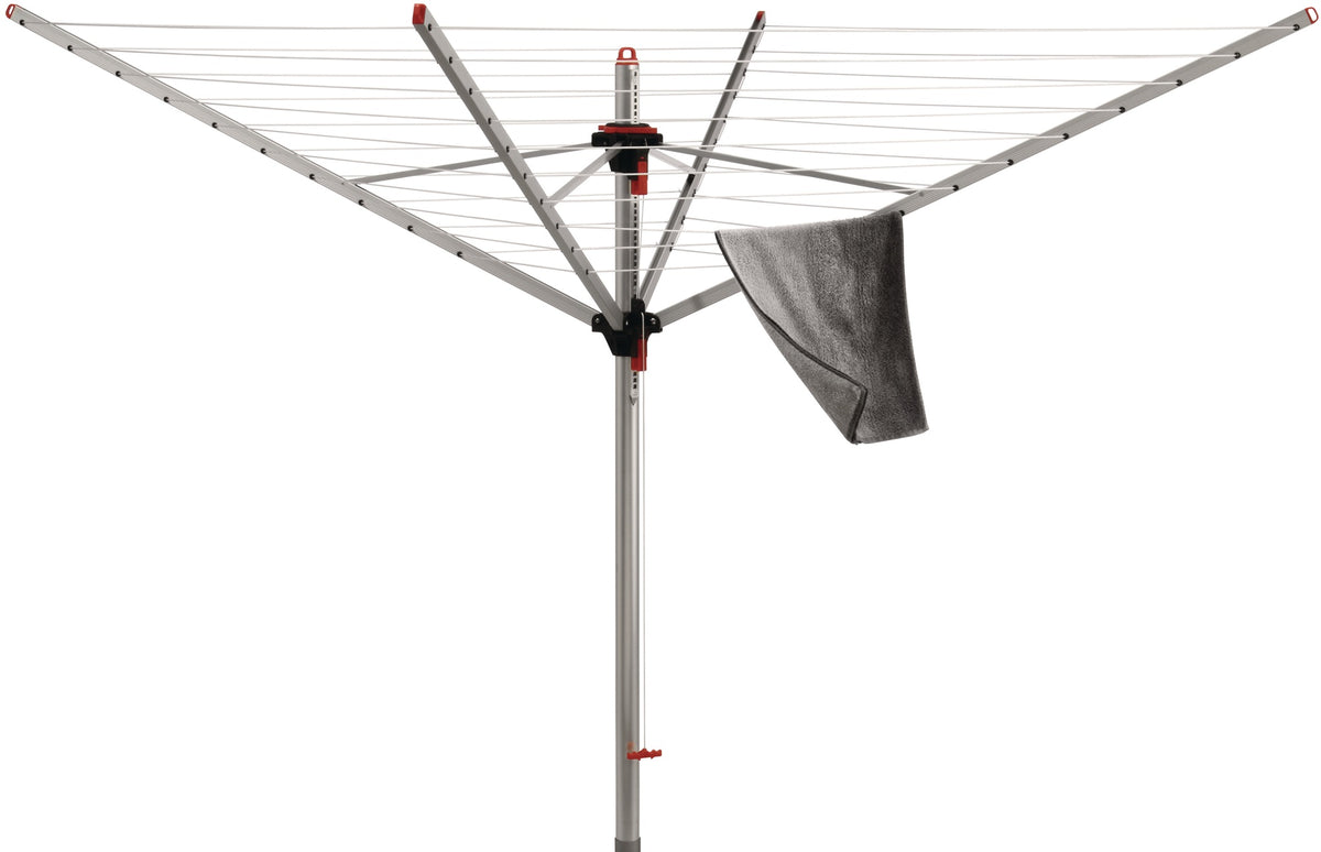 BLOME Wäschespinne PrimeraSERVO H.200cm Kantenlänge 200cm Aluminium – Einhand-Öffnung