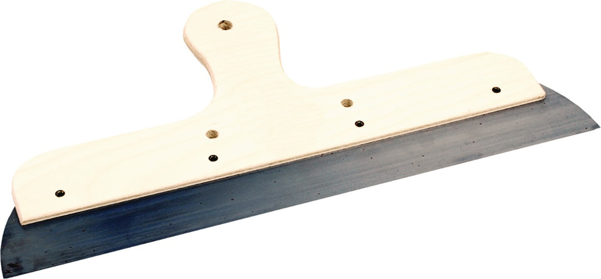HAROMAC Flächendekorspachtel 400 mm Holzgriff poliertes Stahlblatt
