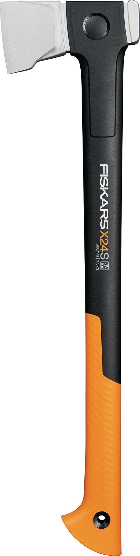 FISKARS Spaltaxt X24-S mit 600 mm FiberComp-Griff und doppelt gehärteter Klinge