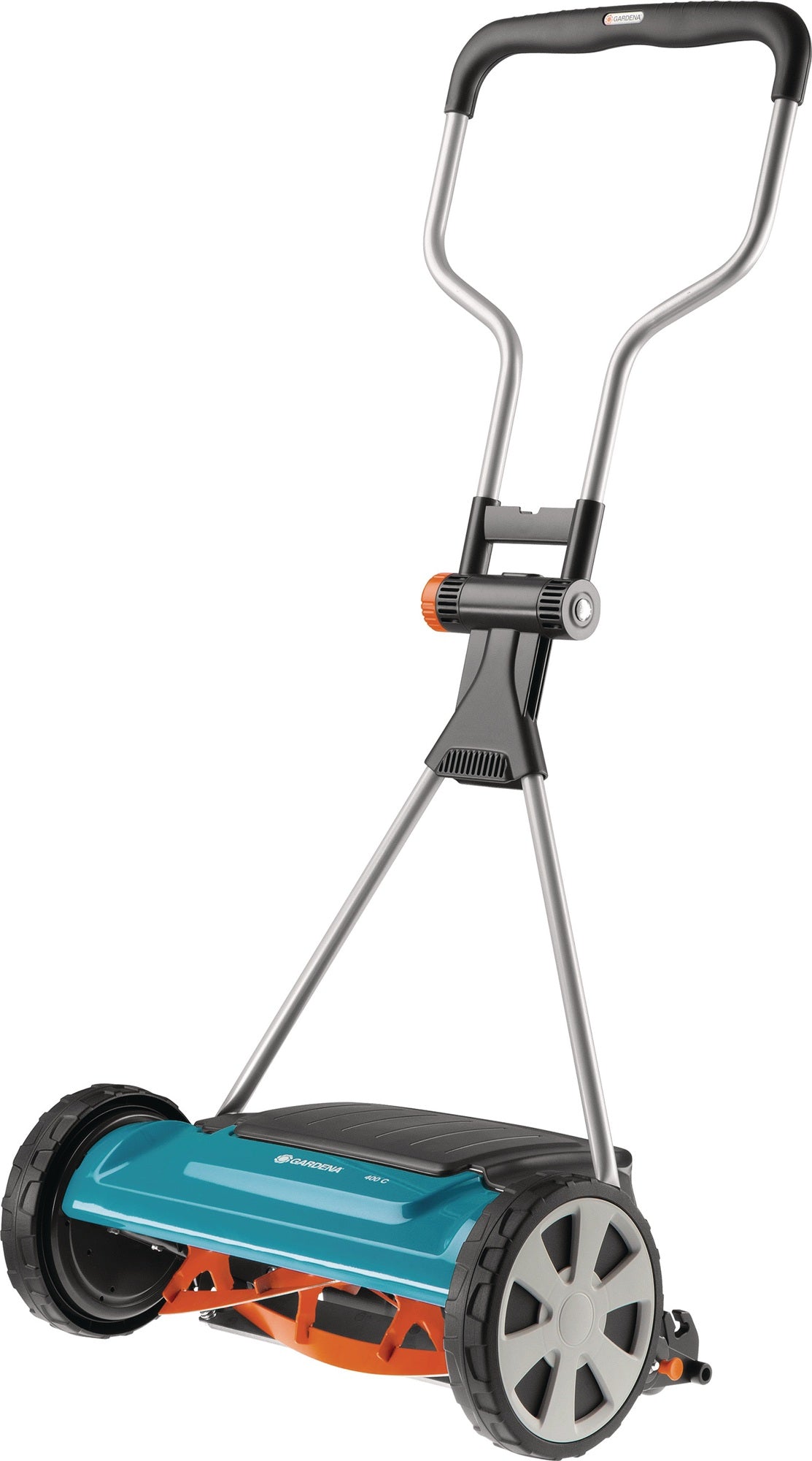 GARDENA Spindelmäher Comfort 400 C – 400 mm Arbeitsbreite für Rasenflächen bis 250 m²
